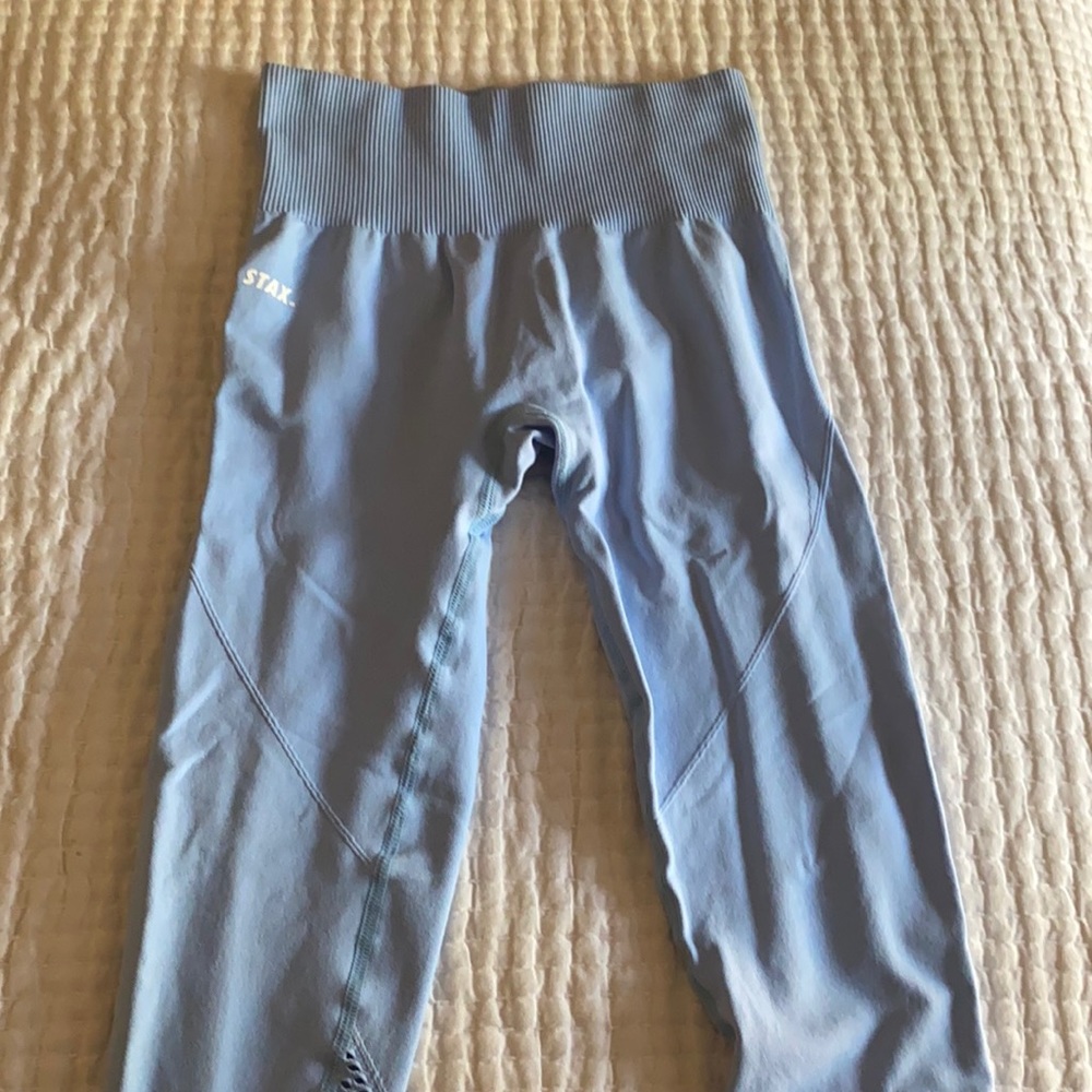STAX blue leggings
